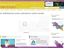 Tablet Screenshot of eps-ville-evrard.fr